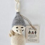 Hand-Crocheted Snowman Christmas Ornaments Set