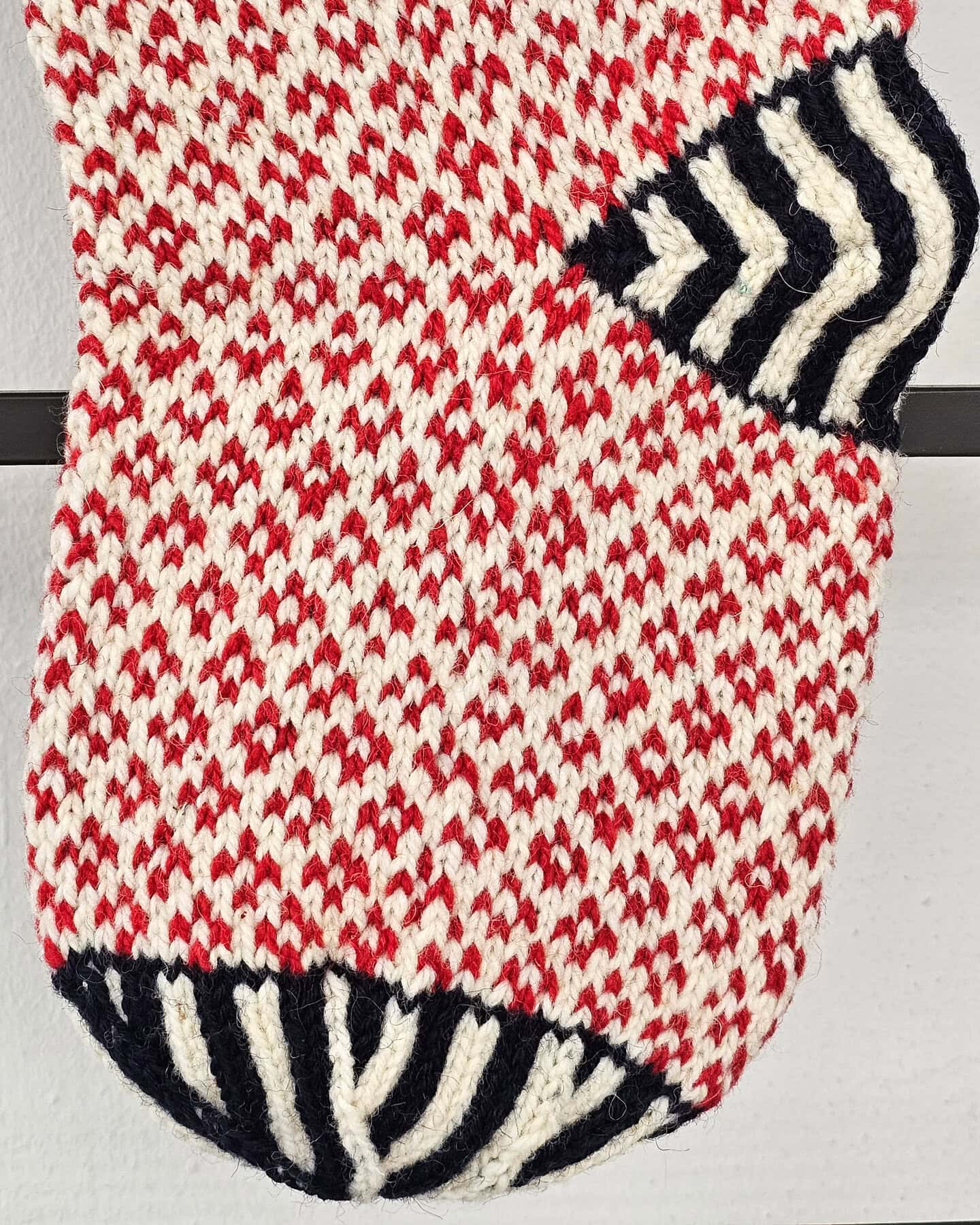 Hand-knitted Fair Trade Christmas stocking by BHcrafts