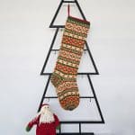 Fair Trade Handmade Christmas Stocking – Sustainable Knit Holiday Décor