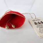 Hand-Crocheted Red Jingle Bell Christmas Ornaments Set