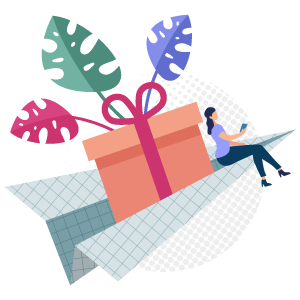 A surprise gift with any purchase over €200