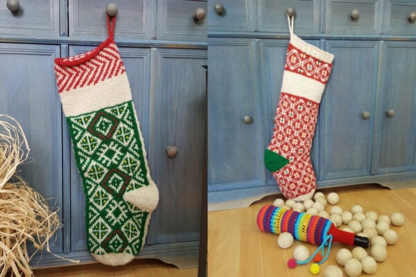 Custom order - 3 Christmas stockings