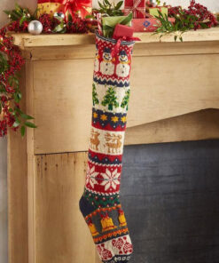 Sundance Christmas Stocking with Snowmen