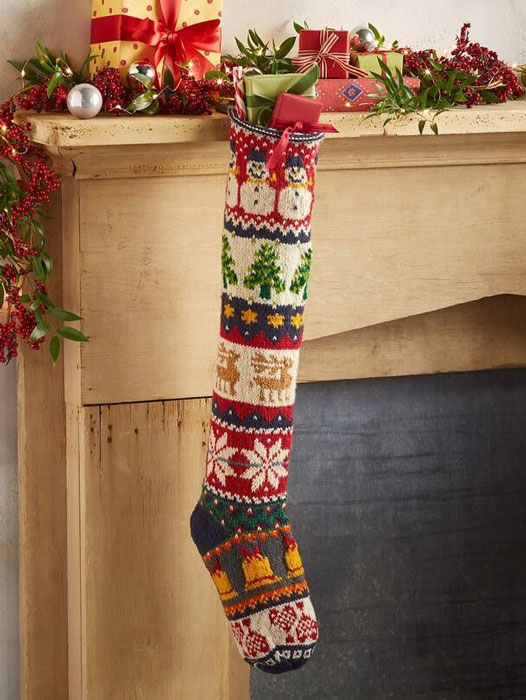 Sundance Christmas Stocking with Snowmen