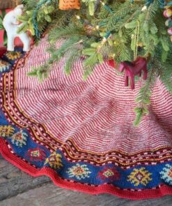 Sundance Christmas Tree Skirt Red made by BHcrafts