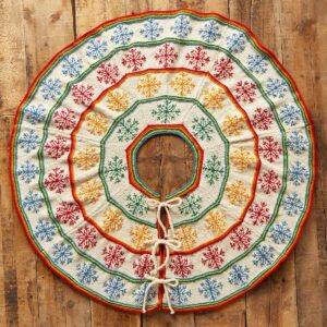 Sundance Christmas Tree Skirt Snowflake made by BHcrafts