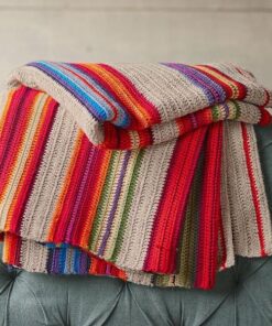 Sundance Striped Blanket Made by BHcrafts Artisans