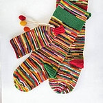 Crocheted Christmas Stockings Bundle of Two + Wine Bottle Sleeve
