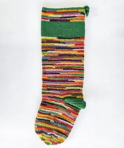 Alternative view of Crocheted Christmas Stockings Bundle of Two + Wine Bottle Sleeve