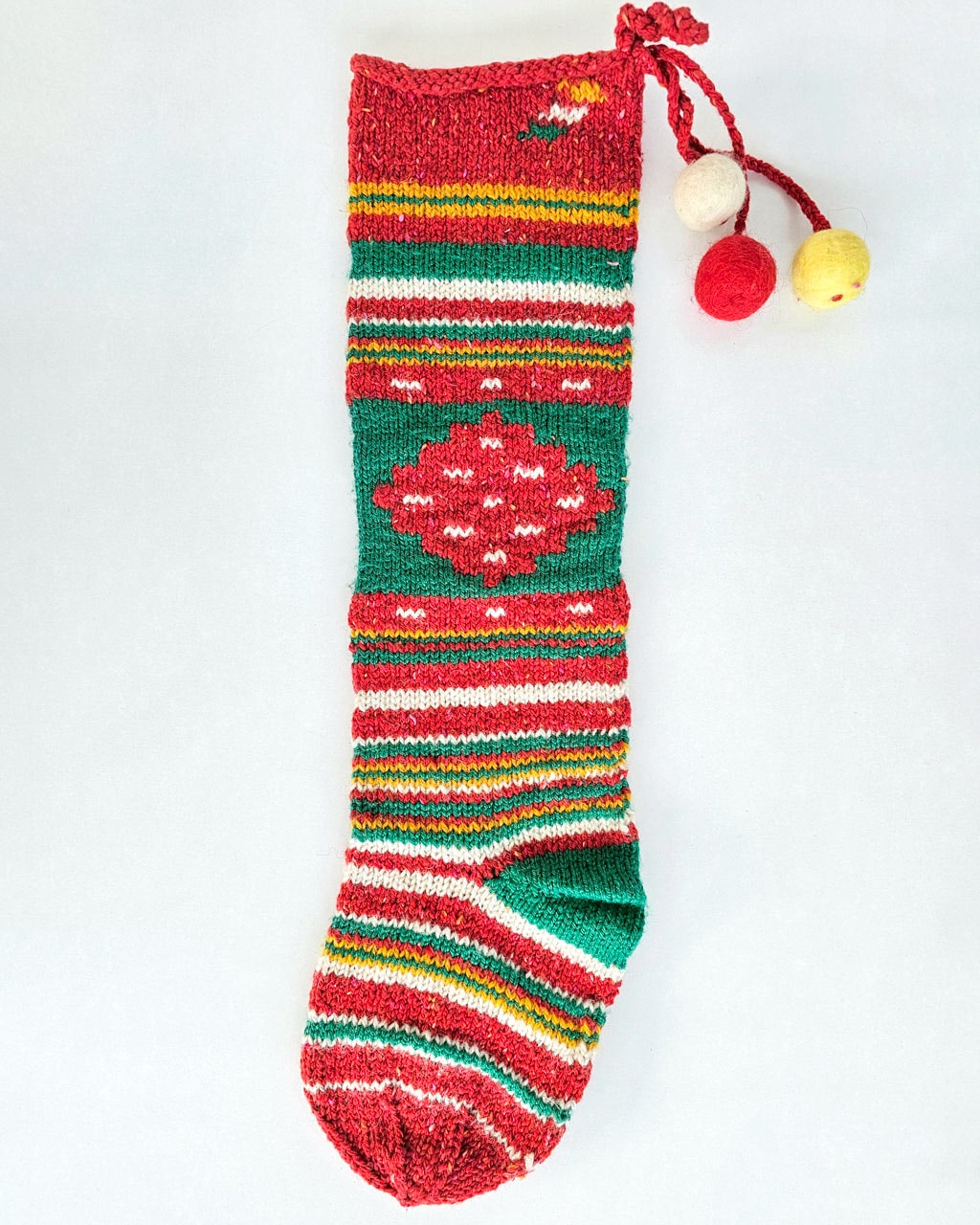 Artisan Handmade Christmas Stockings Set of Two - Image 2