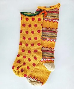 Handcrafted Christmas Stockings Set of Two