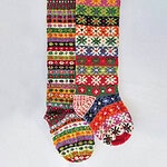 Handcrafted Christmas Stockings Set of Two