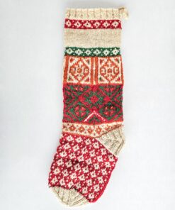 Custom Name Embroidery on holiday tree stocking, a charming detail ensuring each Christmas stocking is truly unique.