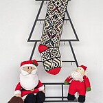 Jacquard Knit Holiday Stocking