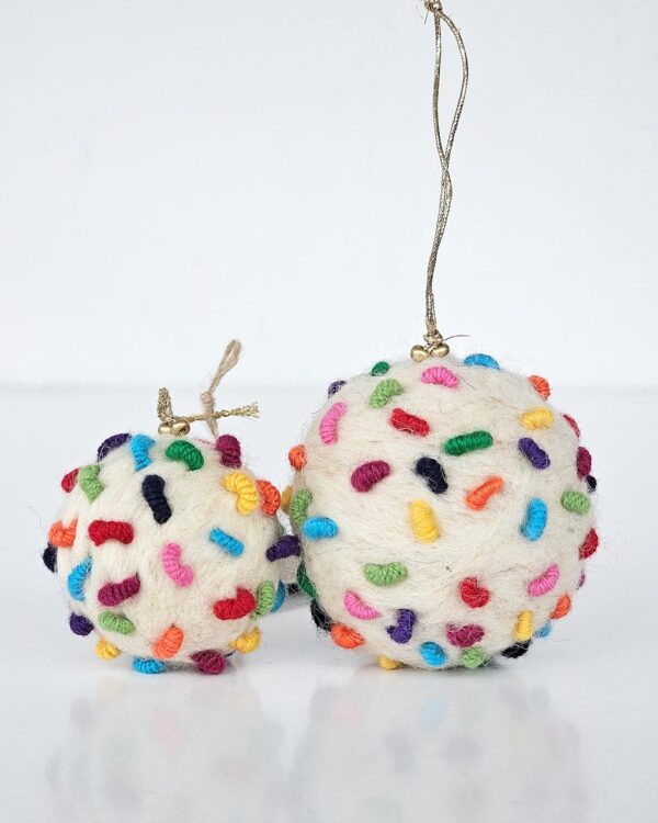 Handmade Christmas Balls - Ornament Set