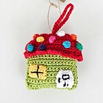 Crocheted Christmas Ornament Set - Holiday House