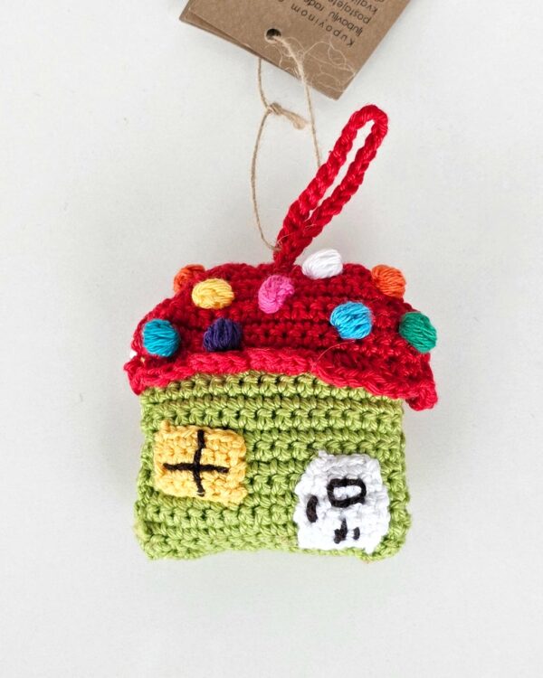 Crocheted Christmas Ornament Set - Holiday House