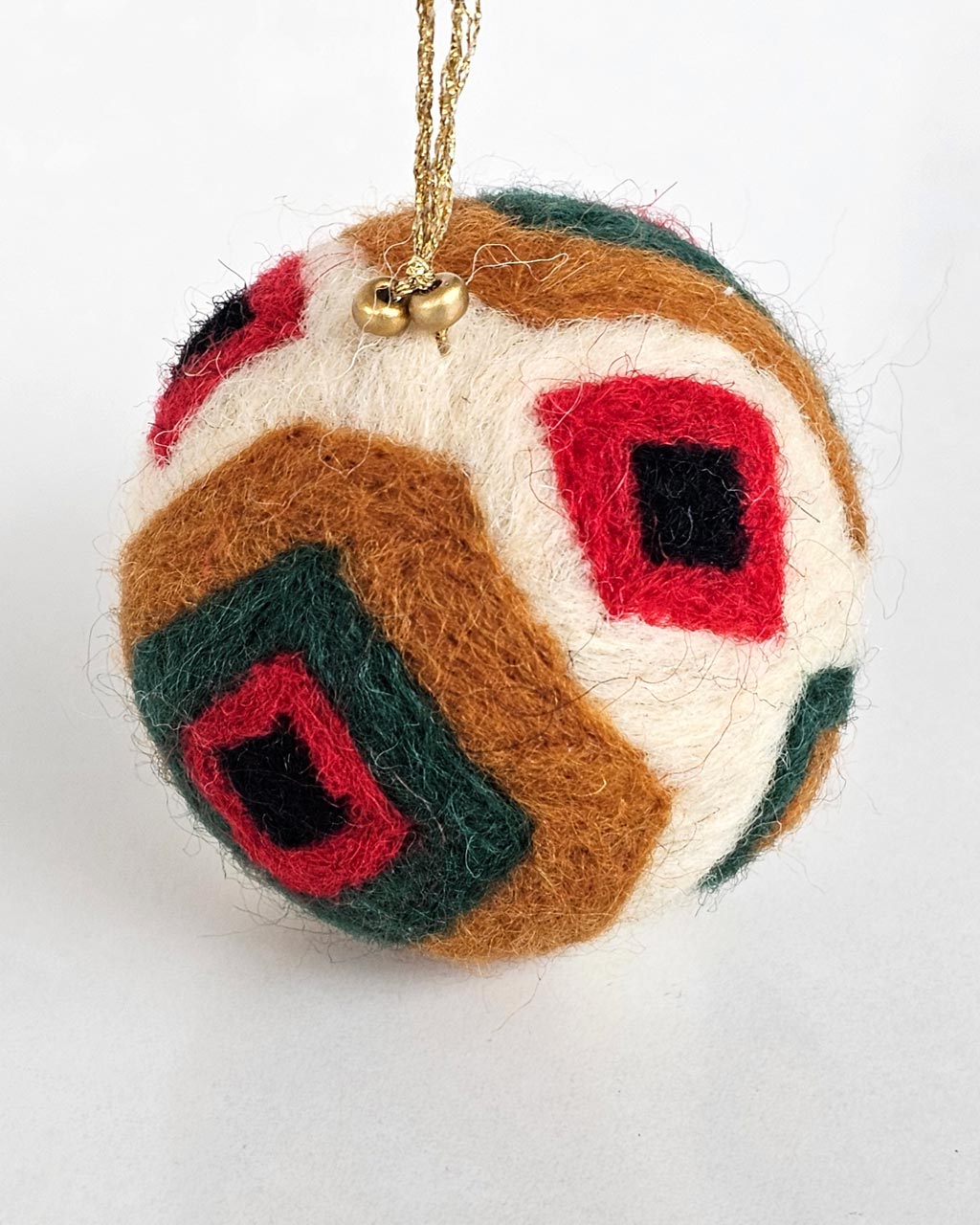 Felted Christmas Balls - Ornament Set - Image 2