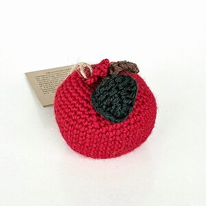 Alternative view of Crocheted Christmas Apple - Ornament Set