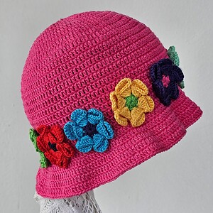 Alternative view of Hand crocheted Kids Hat (Copy)