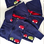 Boys Sweater with Matching Cap - Cars