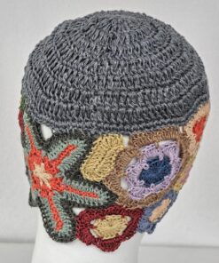 Alternative view of Hand Crocheted Hat with Starfish