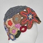 Hand Crocheted Hat with Starfish