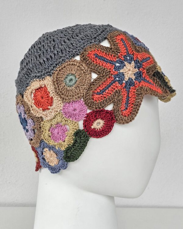 Hand Crocheted Hat with Starfish