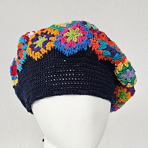 Alternative view of Hand Crocheted Stylish French Beret