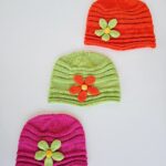 Hand Knitted Girl's Colorful Kids Hat