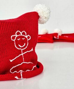 Hand Knit Girl's Cotton Hat
