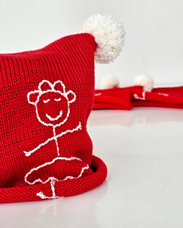 Hand Knit Cotton Hat