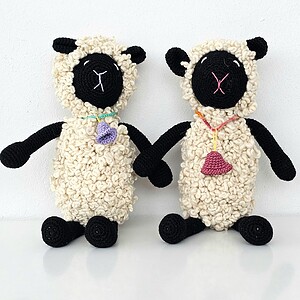 Handmade Crochet Sheep Soft Toy