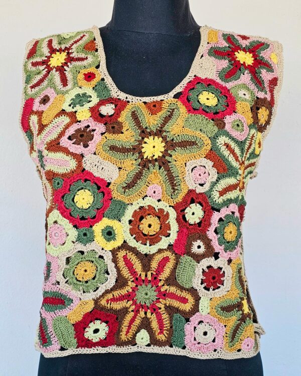 Women Summer Crochet Blouse Starfish