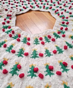 Handmade Holiday Tree Skirt