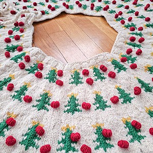 Handmade Holiday Tree Skirt